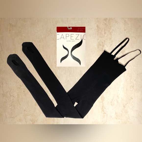 NWT Capezio Transition Bodytight Black S/M - Picture 3 of 5